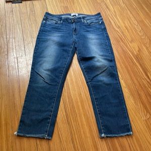 Paige “Kylie crop” jeans - frayed ankle cut